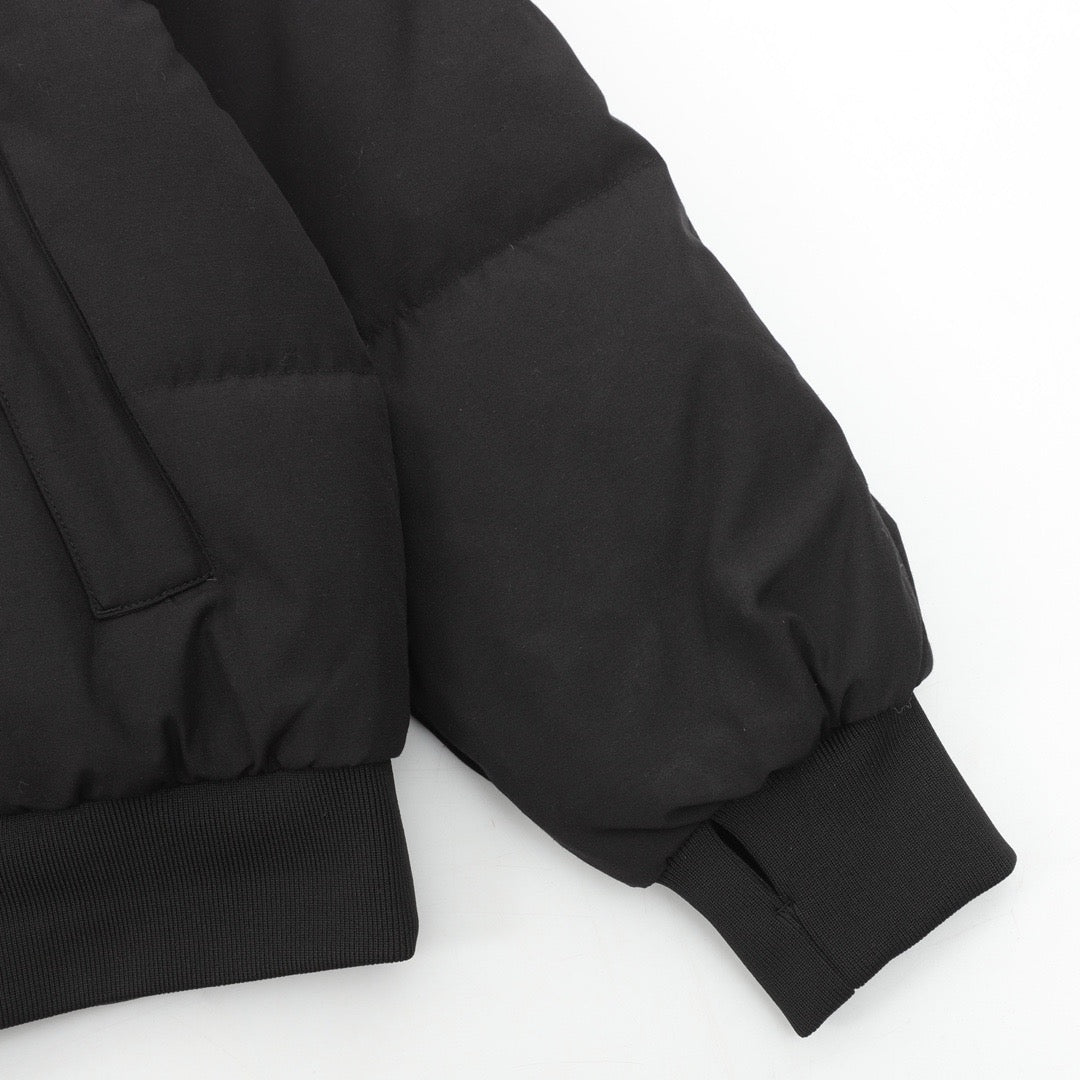 The North Face Purple Label Stand Collar Zip Puffer Jacket Unisex Black