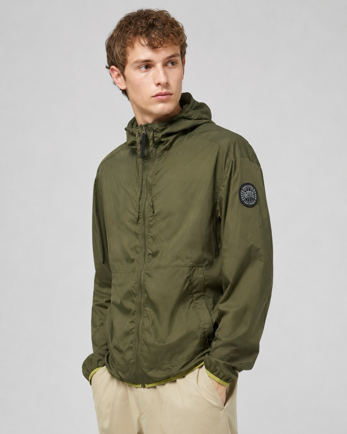 Canada Goose Killarney Dark Olive Packable Outdoor Wind Jacket Men Women