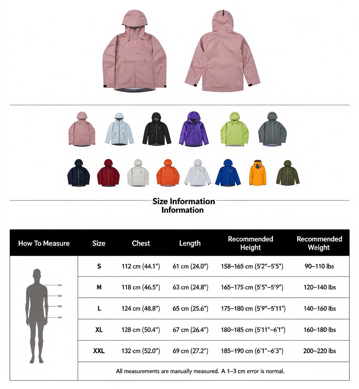 Arc teryx LT BETA Waterproof Hard Shell Hooded Jacket for Skiing Hiking Outdoor Unisex Bliss