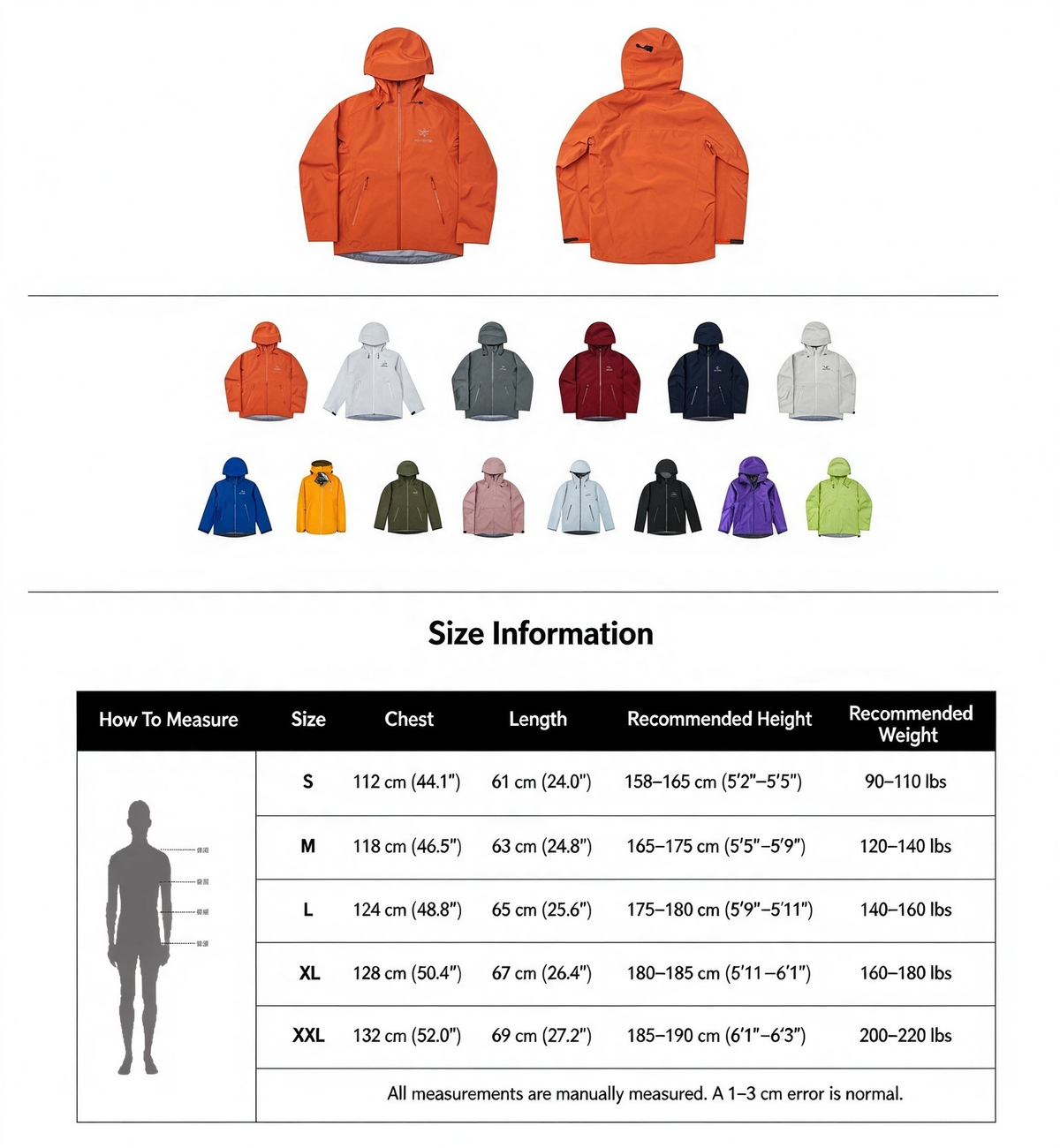 Arc teryx BETA LT Waterproof Hard Shell Hooded Jacket for Skiing Hiking Outdoor Unisex Kobold