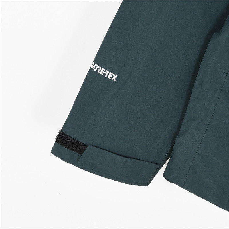 TNF Summit Series Waterproof GORETEX Outdoor Hiking Rain Jacket  Unisex Deep Teal