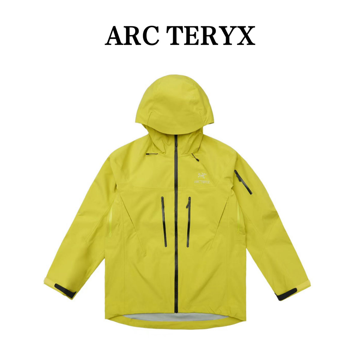 Arc'teryx Alpha SV Gen 6 Waterproof Hard Shell Hooded Jacket for Skiing Hiking Outdoor Unisex Sprint