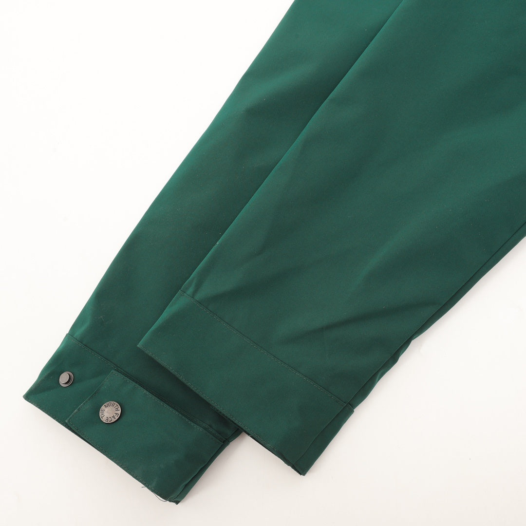 The North Face 5FC1 Hooded Windproof Camping Hiking Jacket Unisex Forest Green