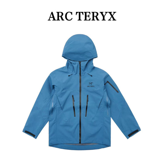 Arc'teryx Alpha SV Gen 6 Waterproof Hard Shell Hooded Jacket for Skiing Hiking Outdoor Unisex Vitality