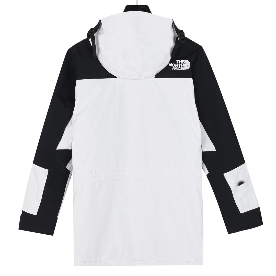 TNF Summit Series Waterproof GORETEX Outdoor Hiking Rain Jacket  Unisex White Black Color Block