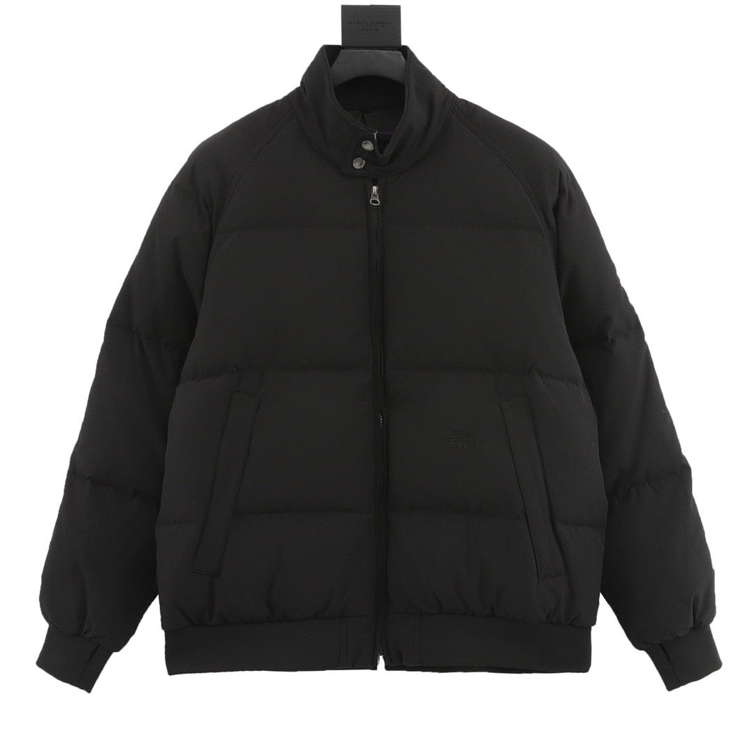The North Face Purple Label Stand Collar Zip Puffer Jacket Unisex Black