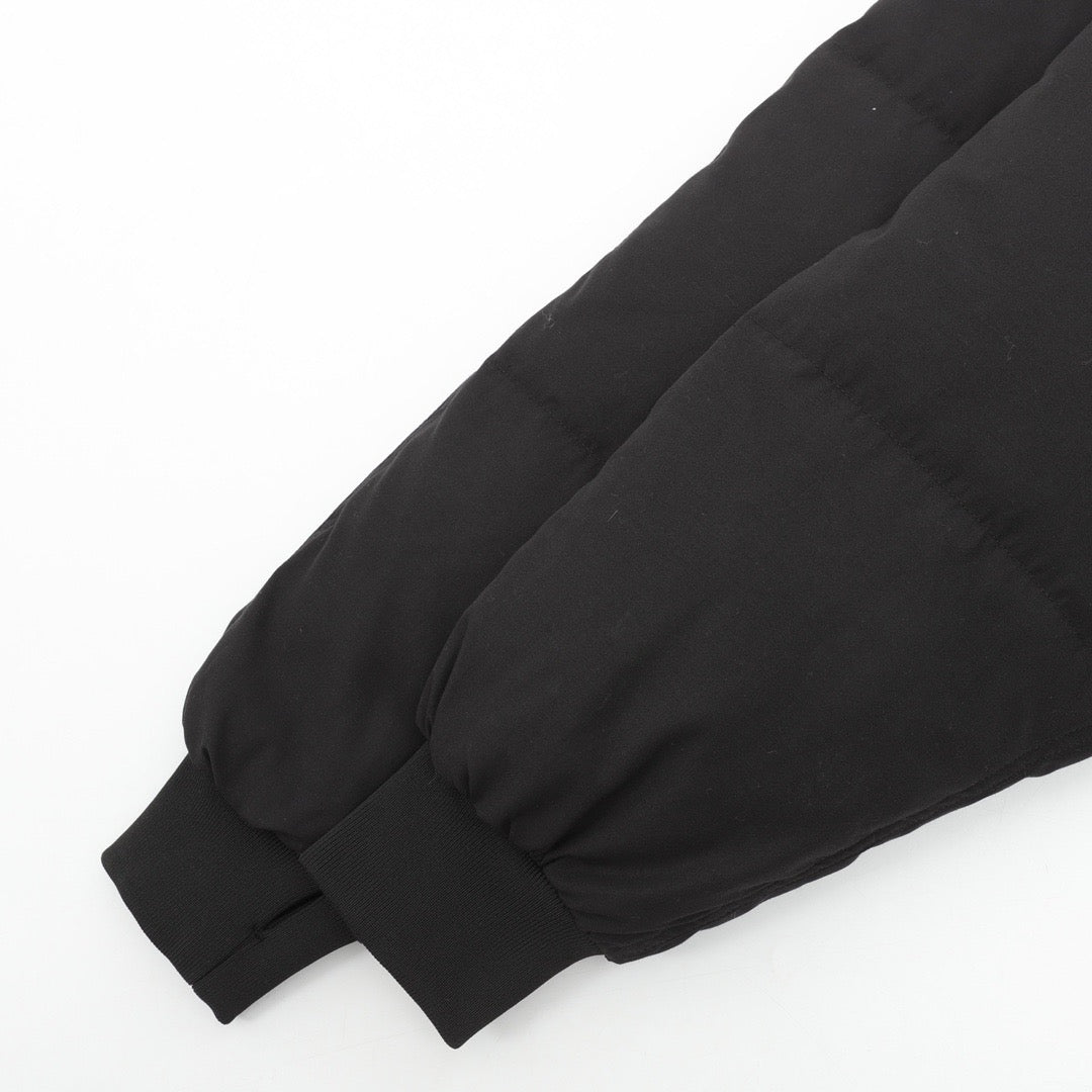 The North Face Purple Label Stand Collar Zip Puffer Jacket Unisex Black