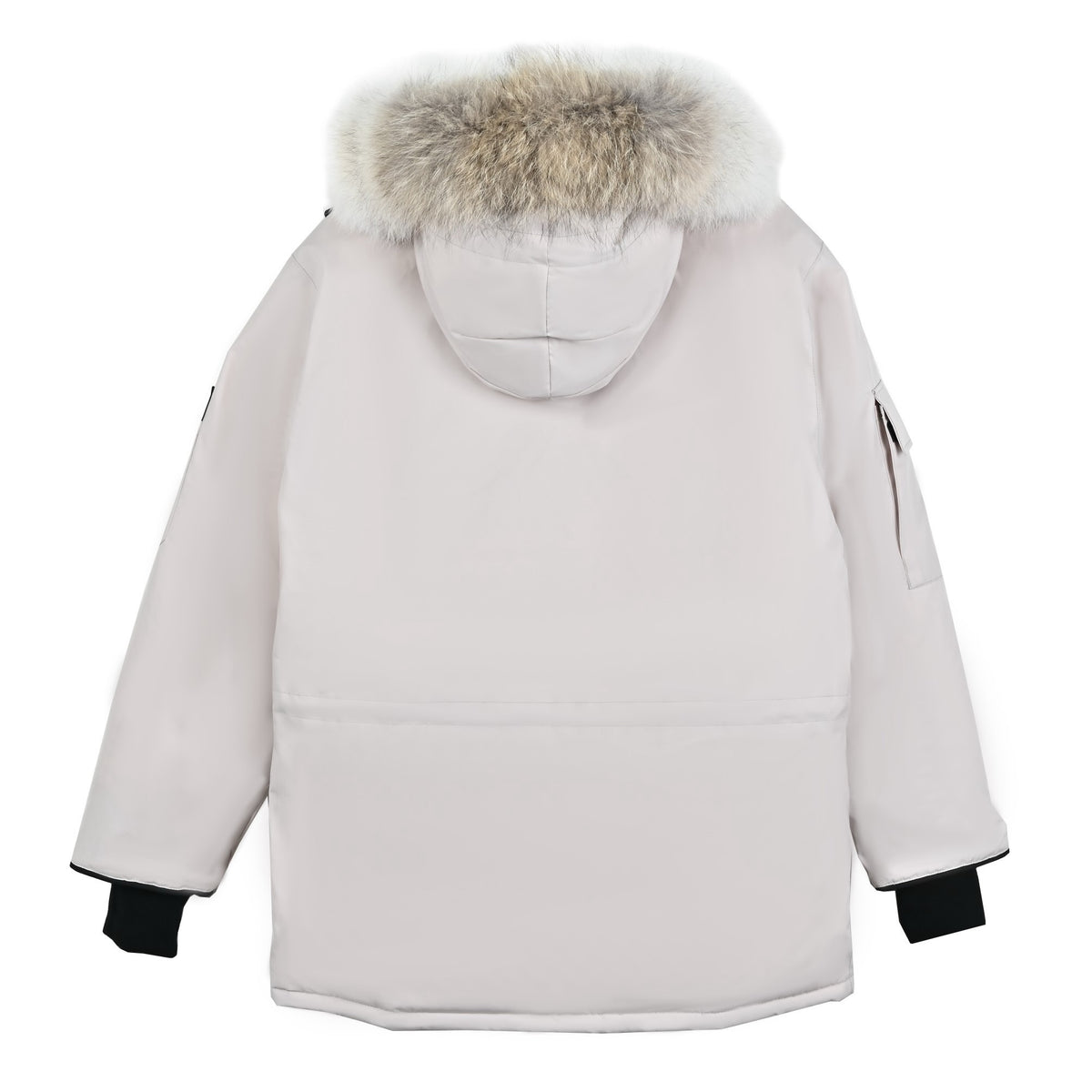 Canada Goose Expedition Cream Red Logo Winter Parka Men Women