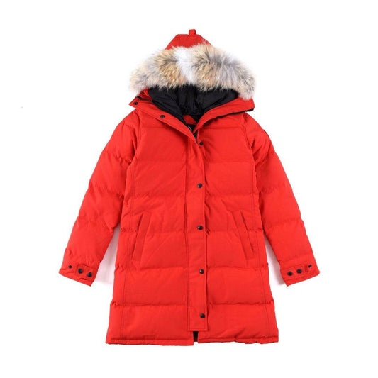 Canada Goose Shelburne Red Slim Long Winter Parka For Ladies