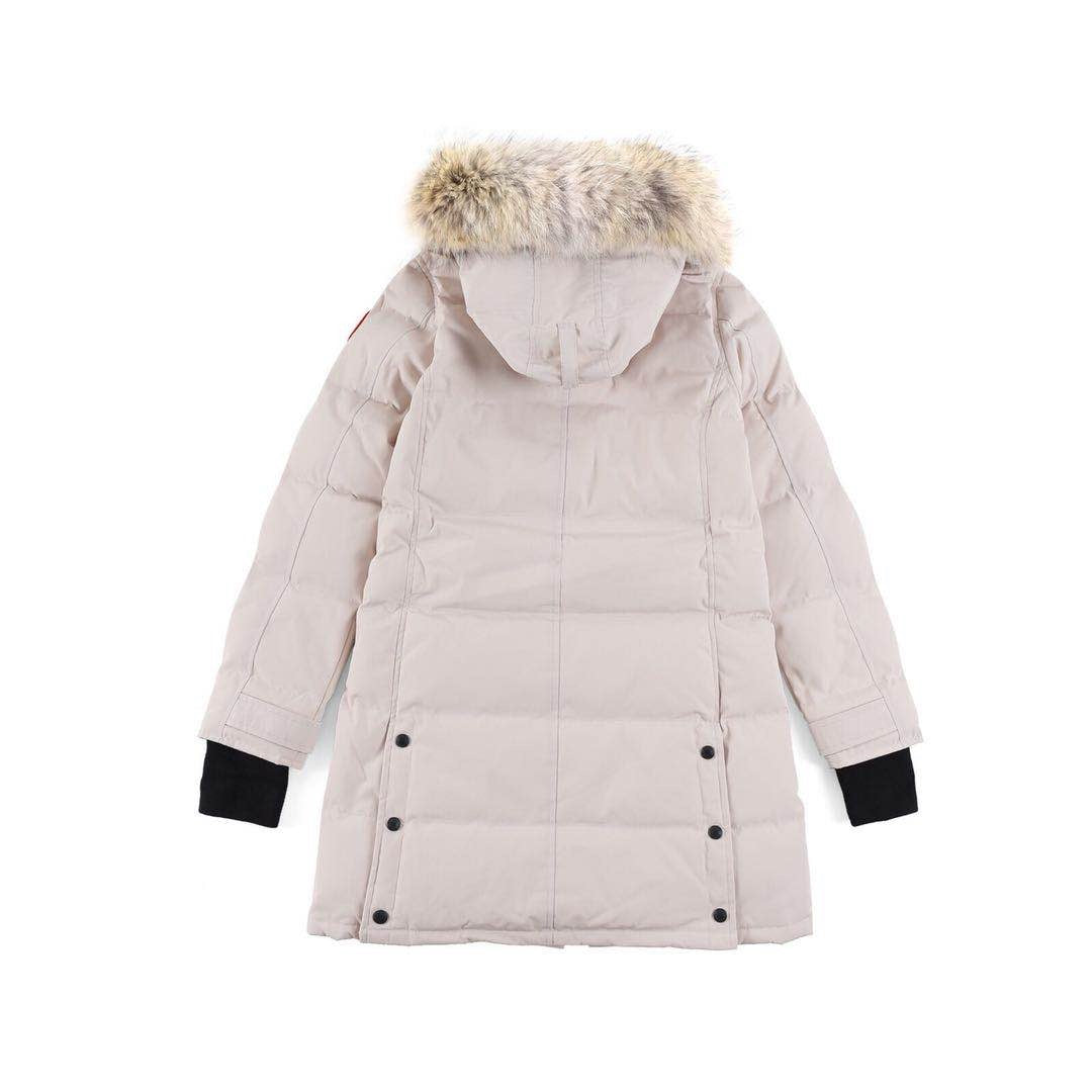 Canada Goose ShelburneWhite Slim Long Winter Parka For Ladies