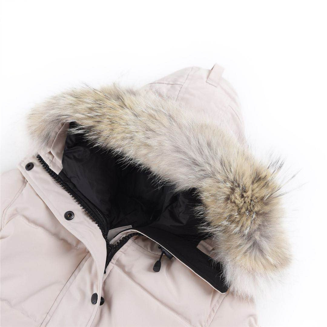 Canada Goose ShelburneWhite Slim Long Winter Parka For Ladies