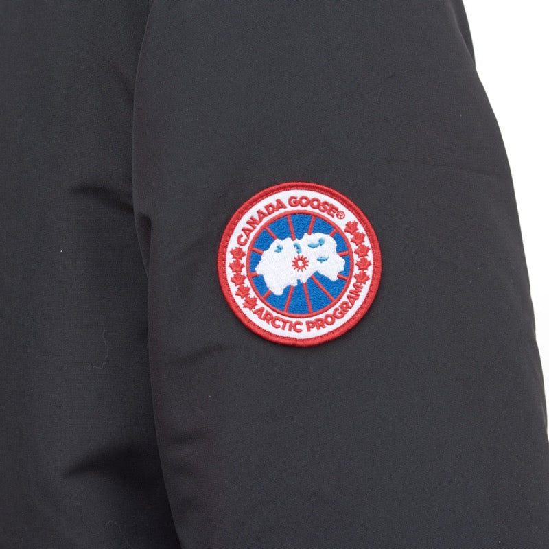 Canada Goose Chateau Parka Black Coyote Fur Hood Mid Length Down Coat Unisex