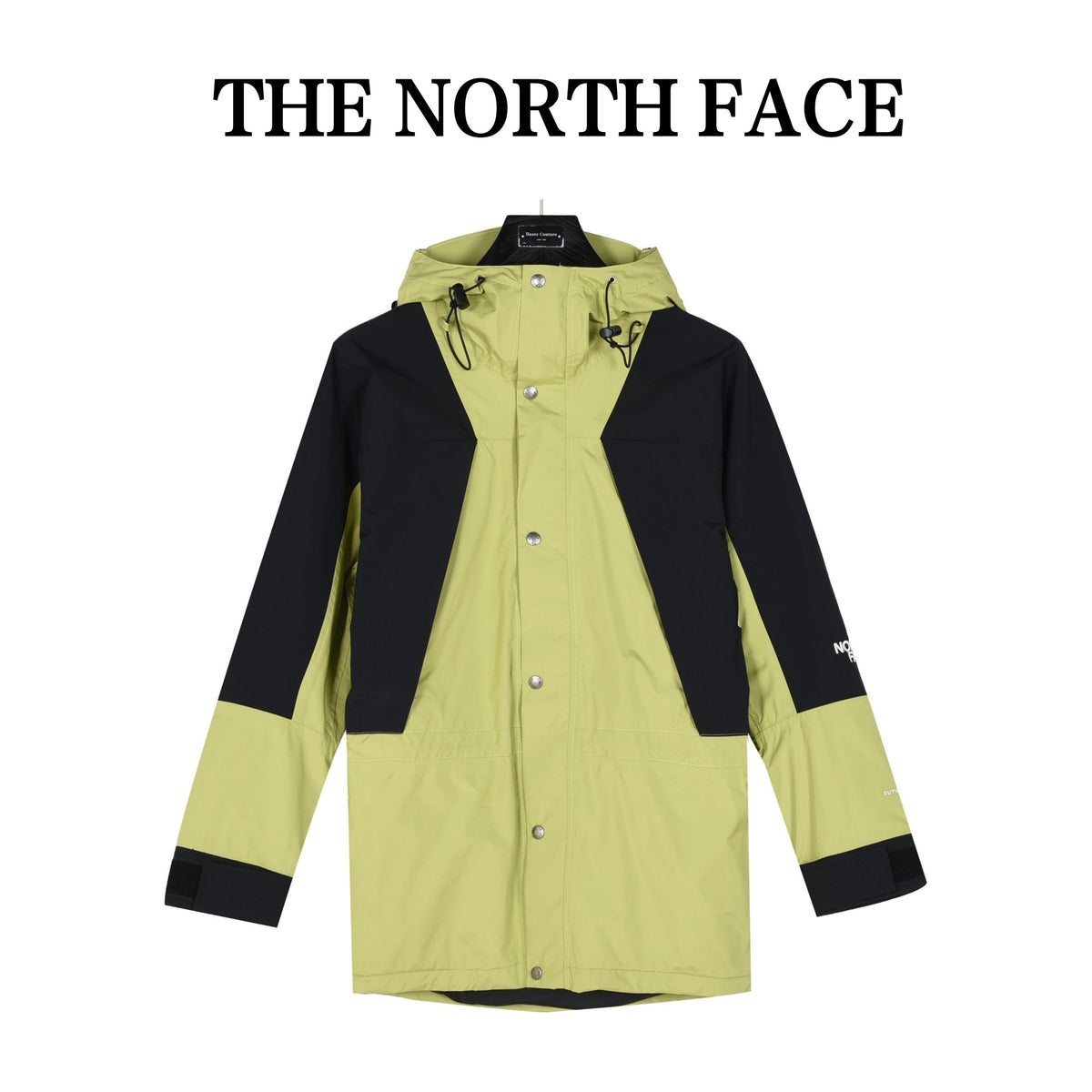 TNF Summit Series Waterproof GORETEX Outdoor Hiking Rain Jacket  Unisex Lime Green Black Color Block
