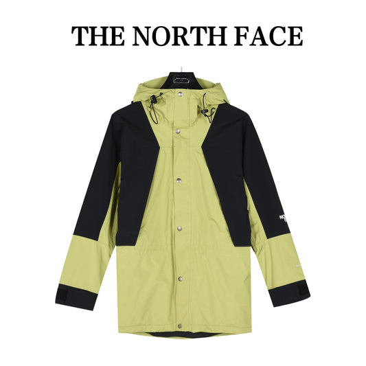 TNF Summit Series Waterproof GORETEX Outdoor Hiking Rain Jacket  Unisex Lime Green Black Color Block