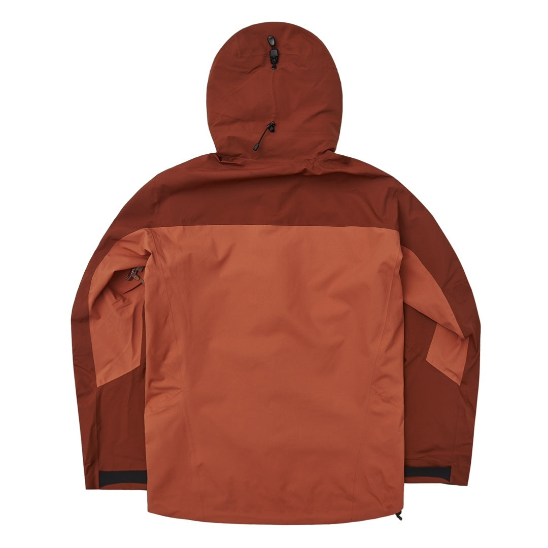 ARC TERYX AR Waterproof & Windproof Outdoor Jacket Shell Jacket Unisex Terracotta Two-Tone