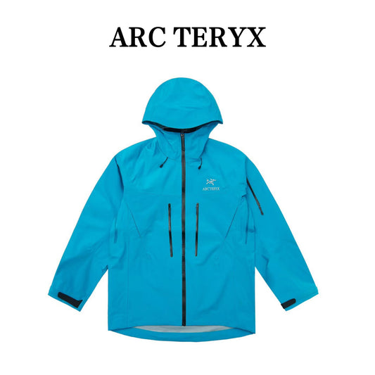 Arc'teryx Alpha SV Gen 6 Waterproof Hard Shell Hooded Jacket for Skiing Hiking Outdoor Unisex Labyrinth