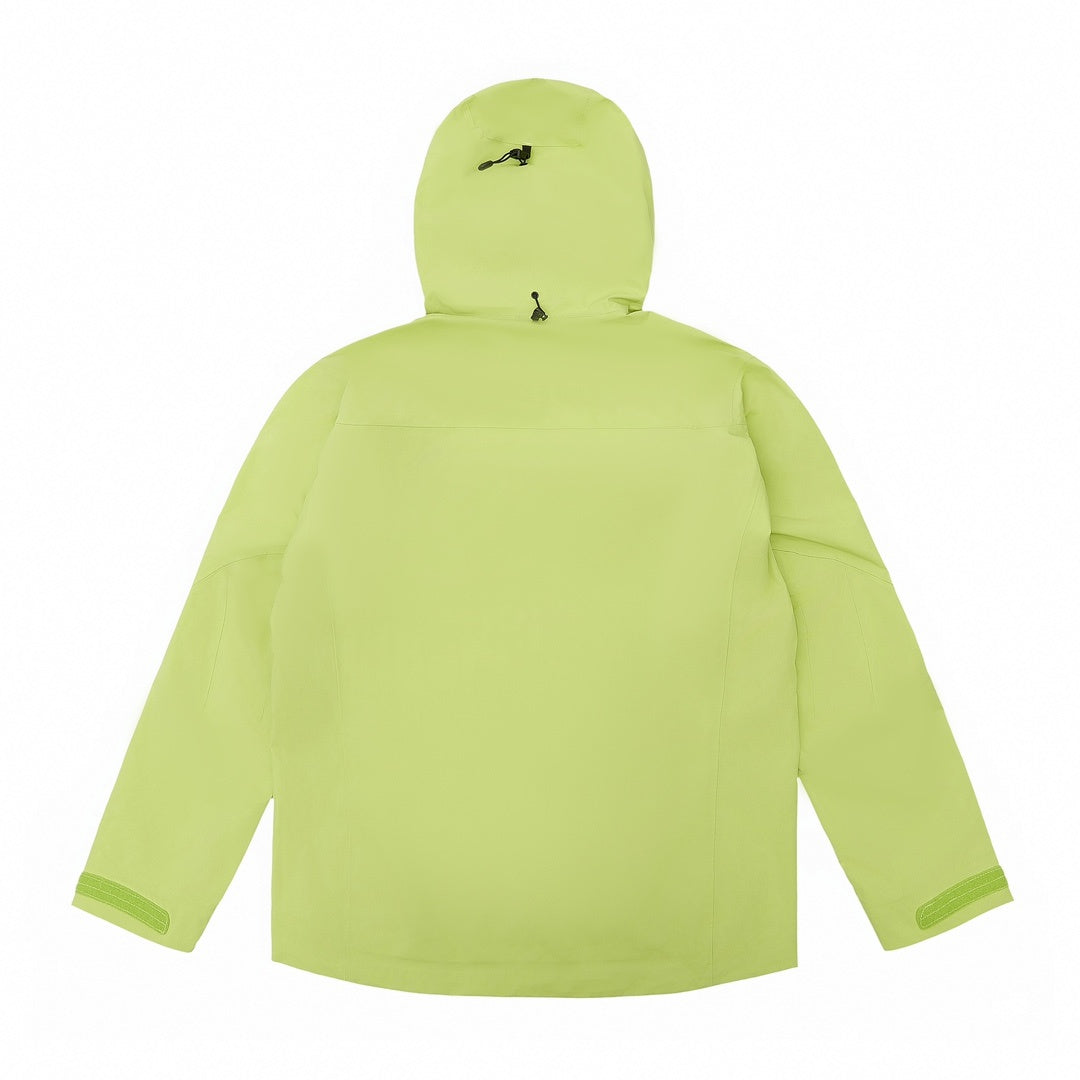 Arc'teryx Alpha SV Gen 6 Waterproof Hard Shell Hooded Jacket for Skiing Hiking Outdoor Unisex Lumina