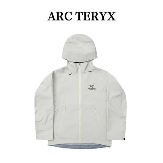 Arc teryx LT BETA Waterproof Hard Shell Hooded Jacket for Skiing Hiking Outdoor Unisex Cloud