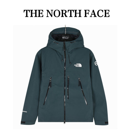 TNF Summit Series Waterproof GORETEX Outdoor Hiking Rain Jacket  Unisex Deep Teal