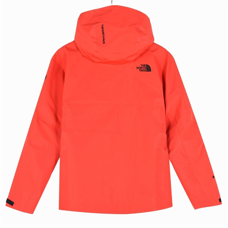The North Face Summit Series  Hooded Windproof Camping Hiking Jacket Unisex Bright Orange