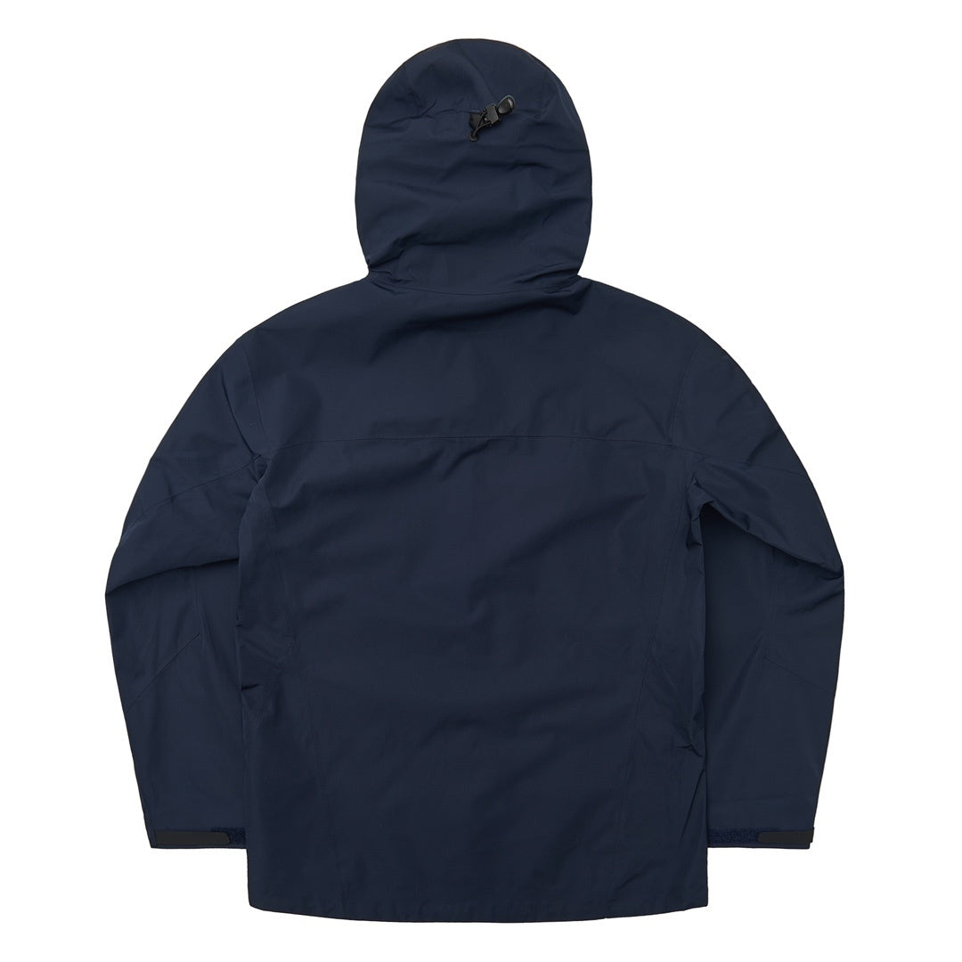 Arc teryx LT BETA Waterproof Hard Shell Hooded Jacket for Skiing Hiking Outdoor Unisex Black Sapphire