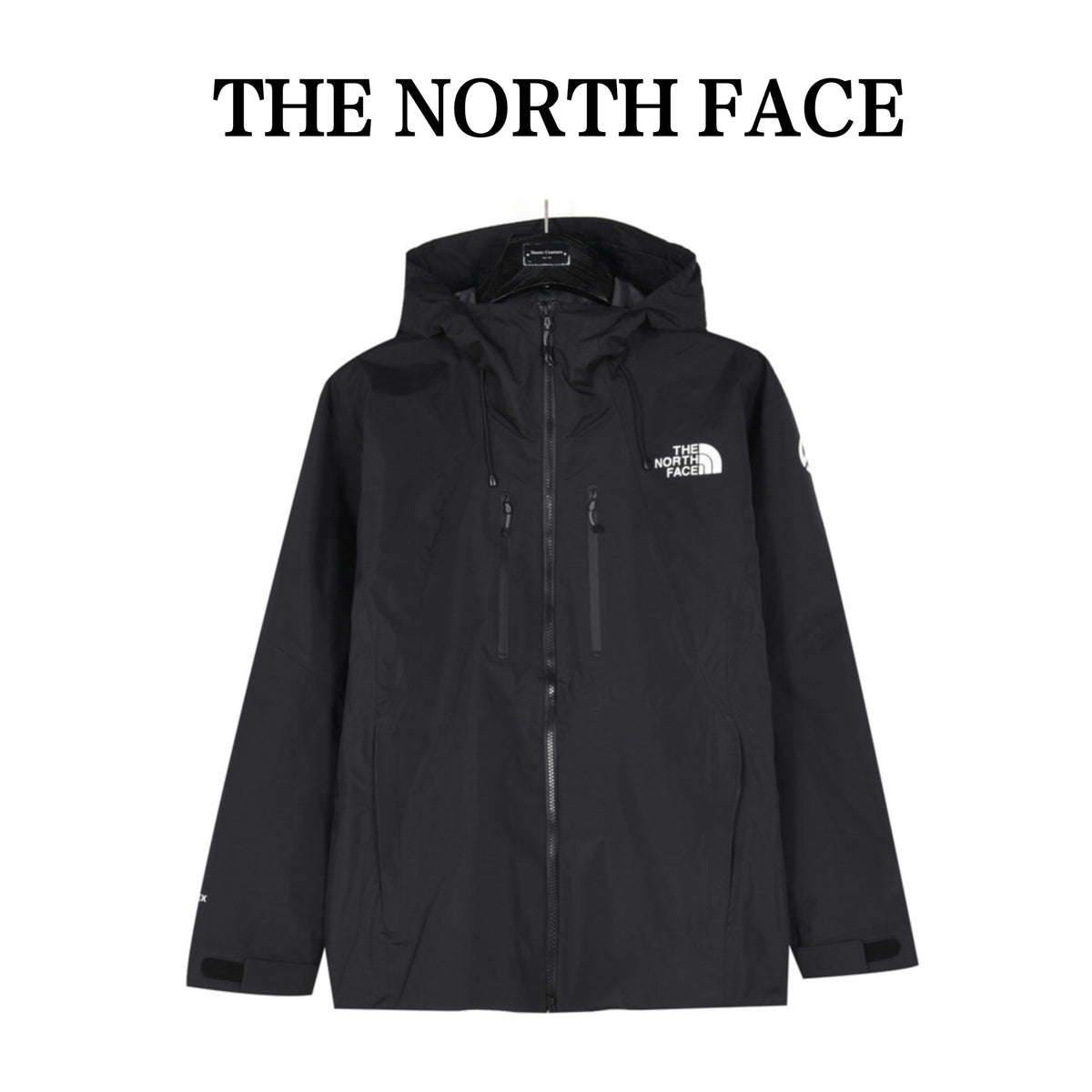 TNF Summit Series Waterproof GORETEX Outdoor Hiking Rain Jacket  Unisex Solid Black
