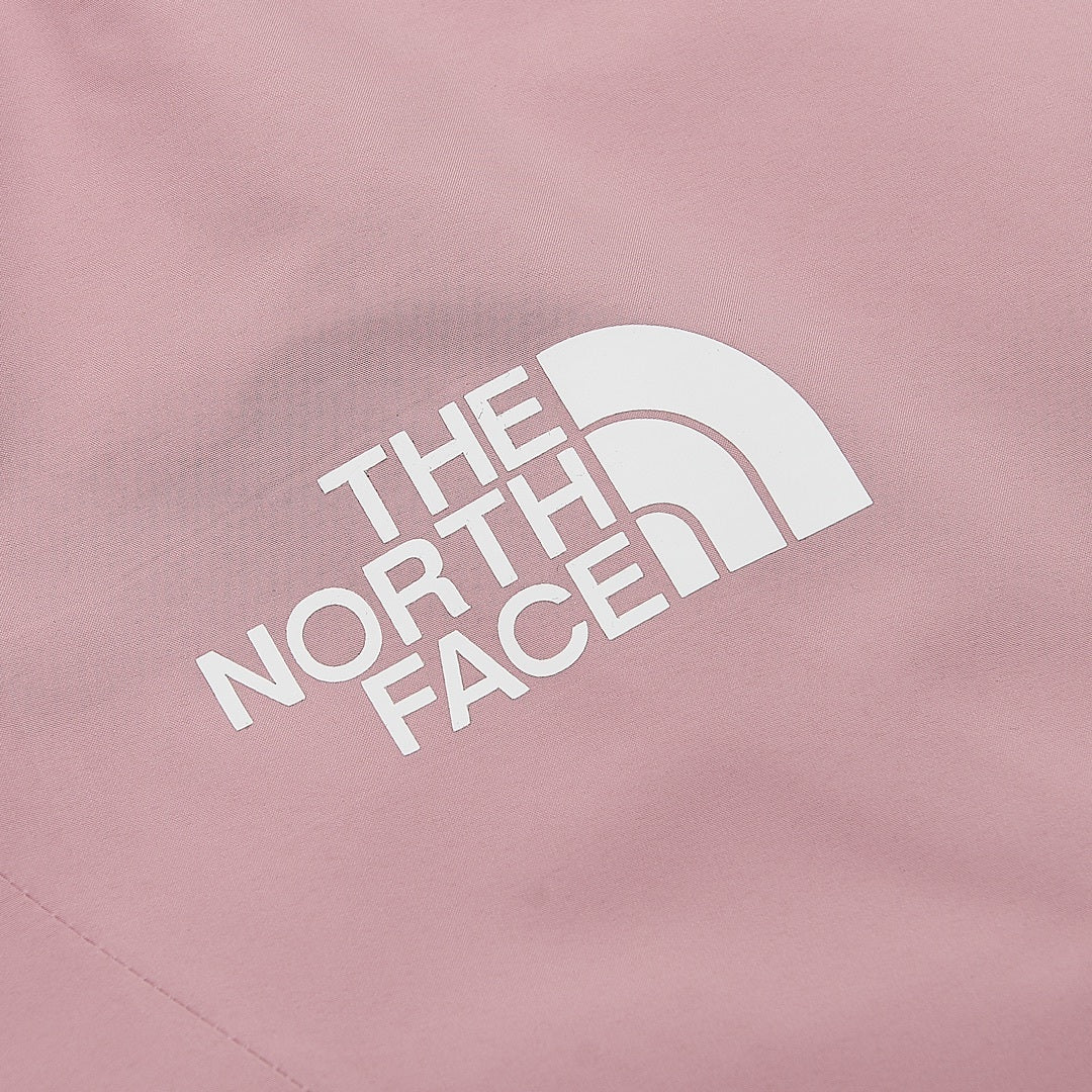 The North Face Summit Series  Hooded Windproof Camping Hiking Jacket Unisex Dusty Pink